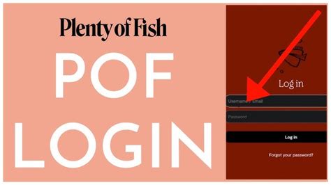 plenty of fish logon|log into my pof account.